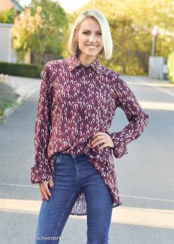 Viskose Webware Amalia plum